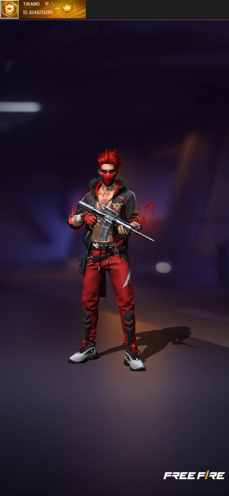 Combinação de skin Diabo Vermelho - Detalhes e visualização