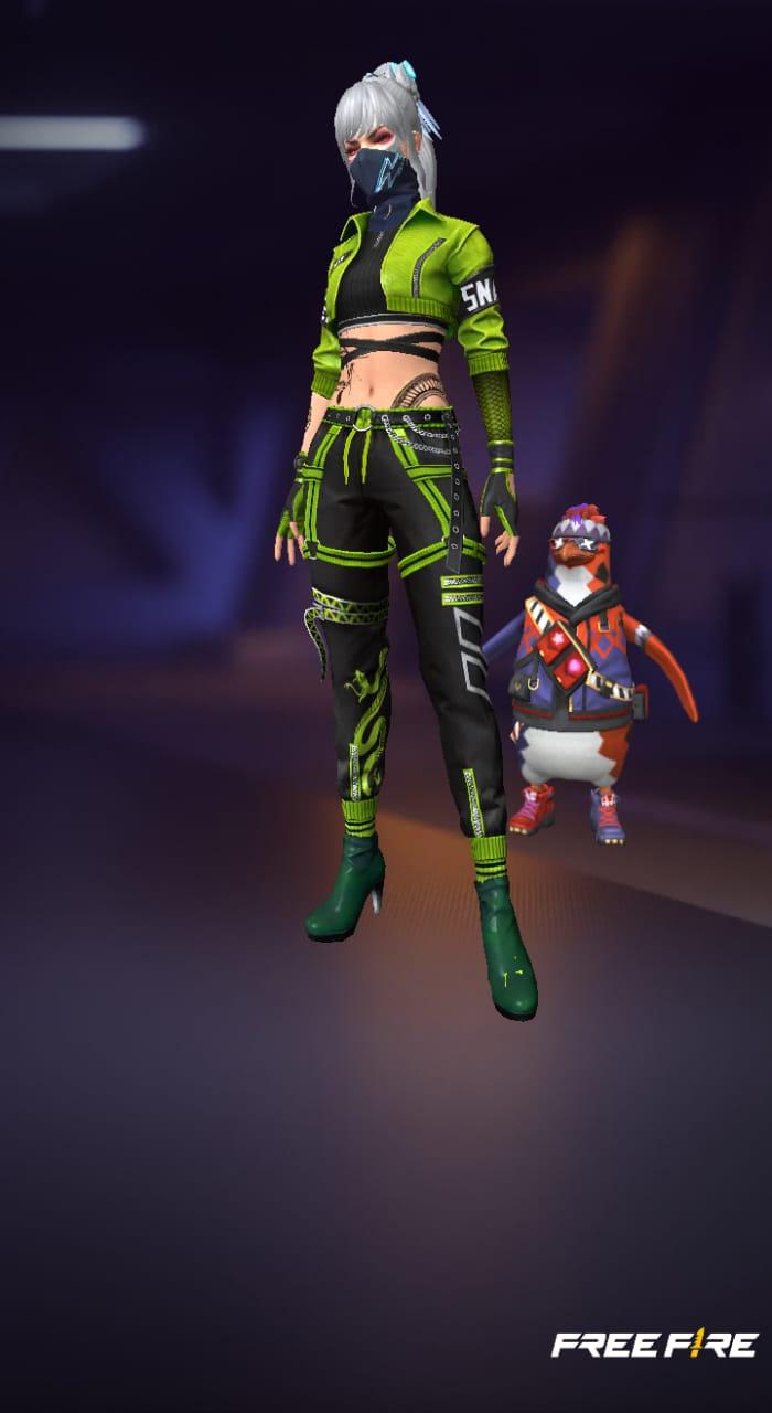 Combinação de skin SKIN KELLY VERDE - Detalhes e visualização