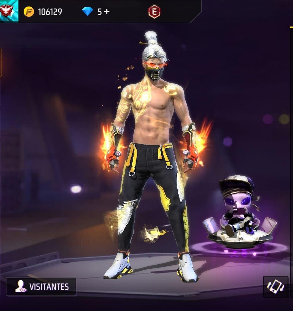 Combinação de skin ꧁ЯΞD❤️ИIИJA꧂ - Detalhes e visualização