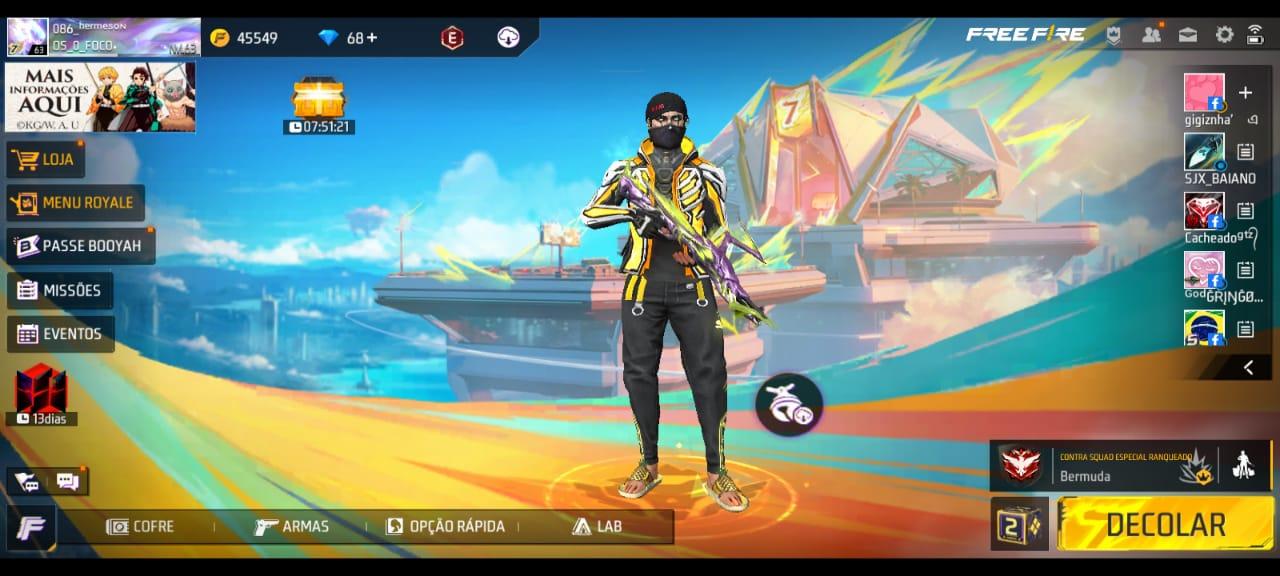 Combinação de skin Skin Do Tøp.10apelão  - Detalhes e visualização