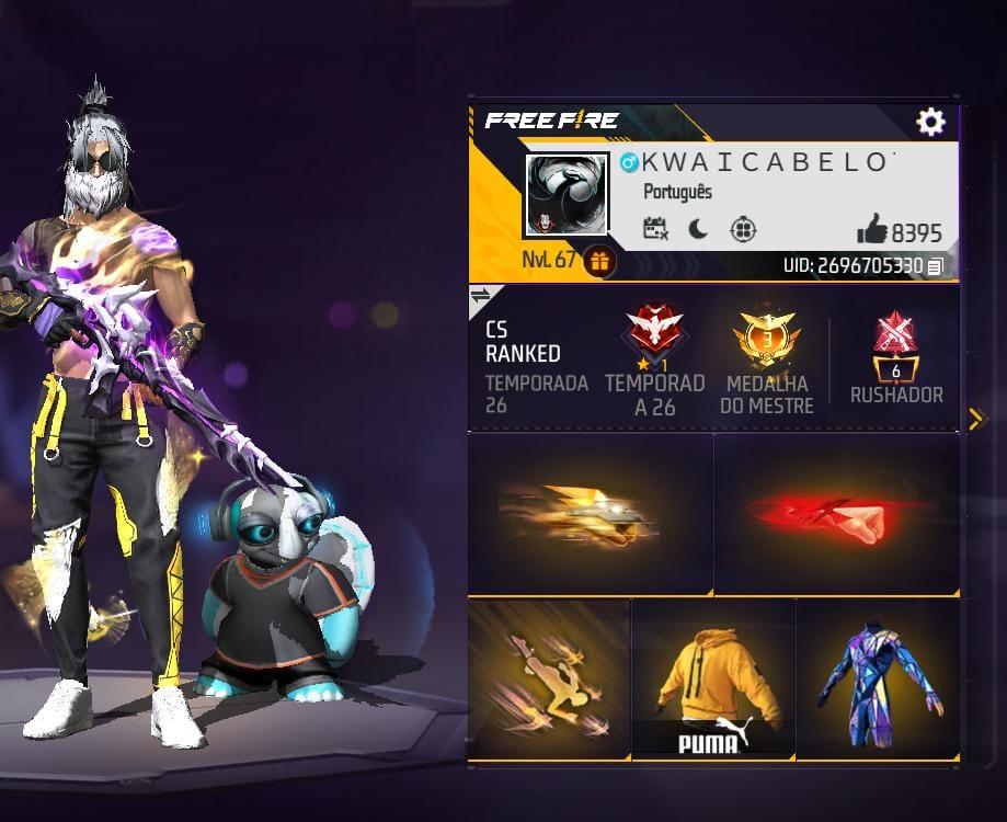 Combinação de skin Conjunto Equilibro  Dracônico - Detalhes e visualização