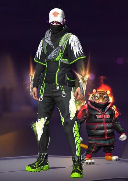 Skin radioativa angelical do insanidade 