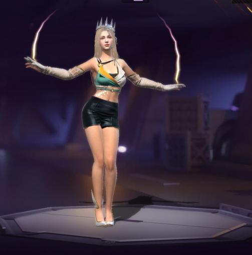 Combinação de skin Herdeira + Musa Leonina (passe) - Detalhes e visualização
