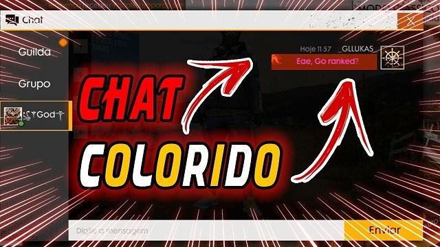 COMO DEIXAR LETRAS COLORIDAS NO PERFIL DO FREEFIRE 