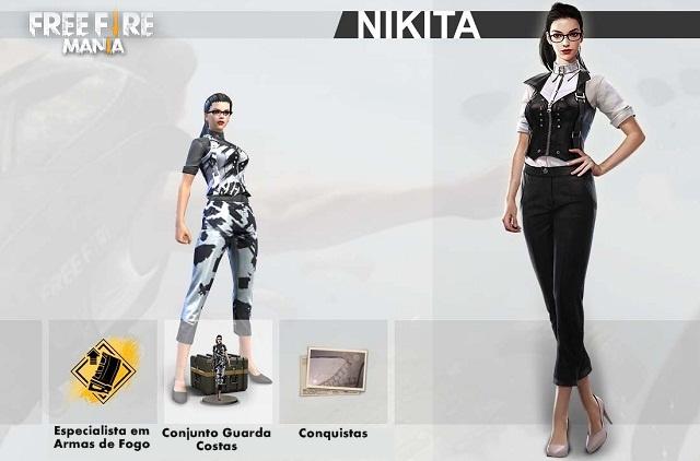 Personagem Nikita: Habilidade, dicas e sua ficha técnica completa
