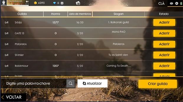 melhores guilda para entrar no free fire