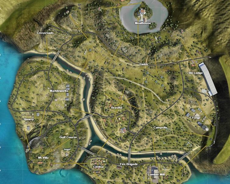 Mapas do Free Fire ▷ Quais são e como se movimentar em cada um