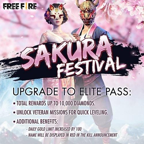 Flor de Sakura Free Fire