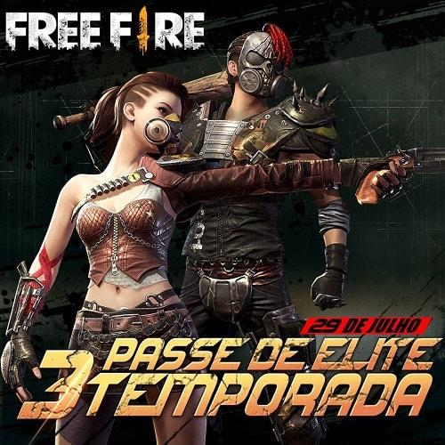 3º Passe de Elite do Free Fire