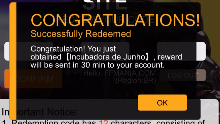 CODIGUIN FF 2021: código Free Fire infinito é liberado no Rewards Garena  neste domingo - Free Fire Club