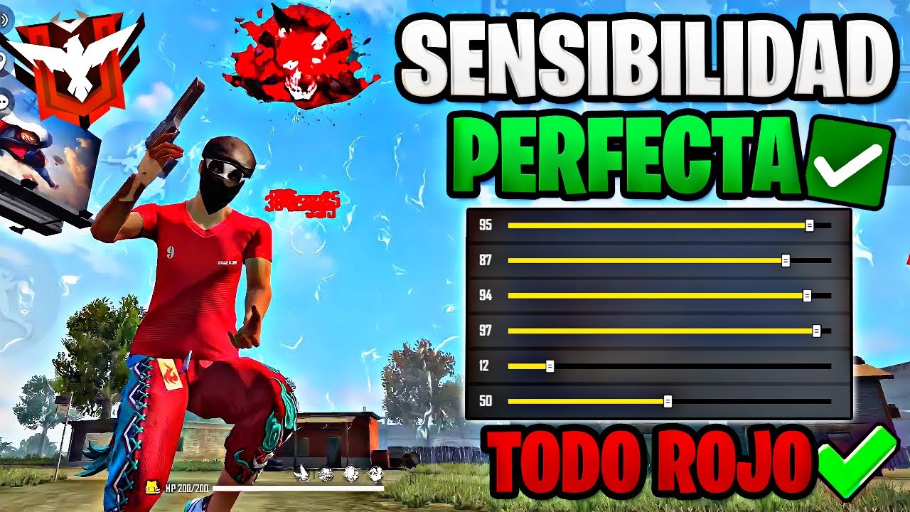 Sensibilidad en Free Fire ¿Cómo configurar para dar Todo Rojo 8 Free