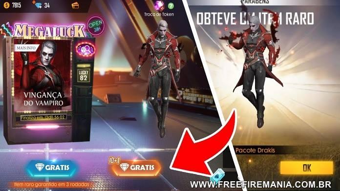 Novo Diamante Royale do Free Fire: Vingador do Caos - Free Fire Club