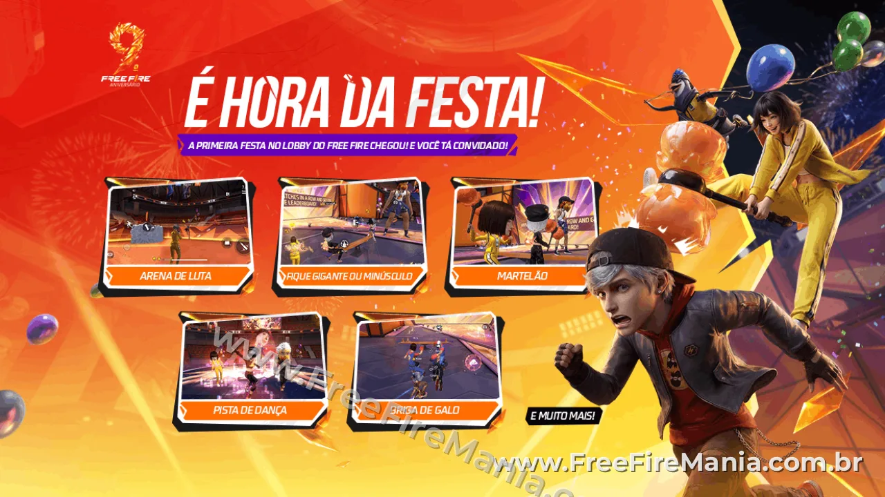 É hora da festa!
