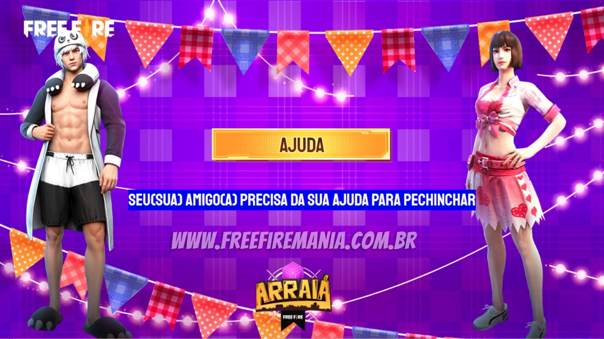 Festa da Pechincha Free Fire 2022: ferramenta para compartilhar ID e ganhar itens grátis