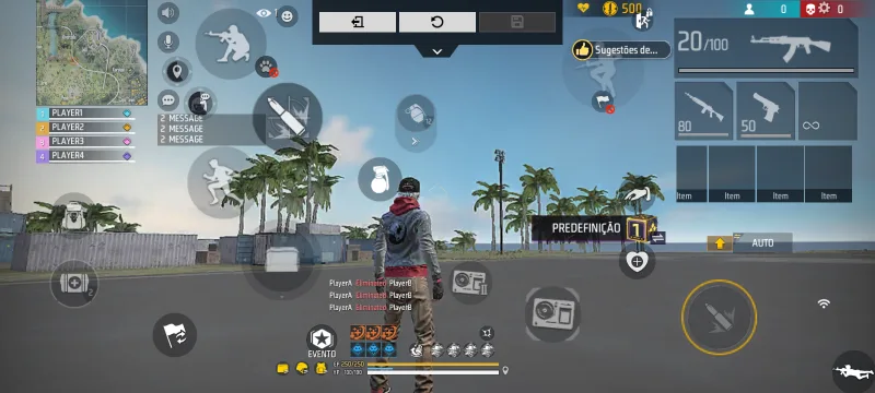 HUD 4 dedos fácil rápido sem frescura