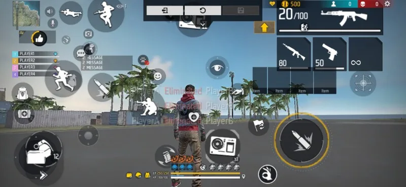 HUD hud 4 dedo tryhard