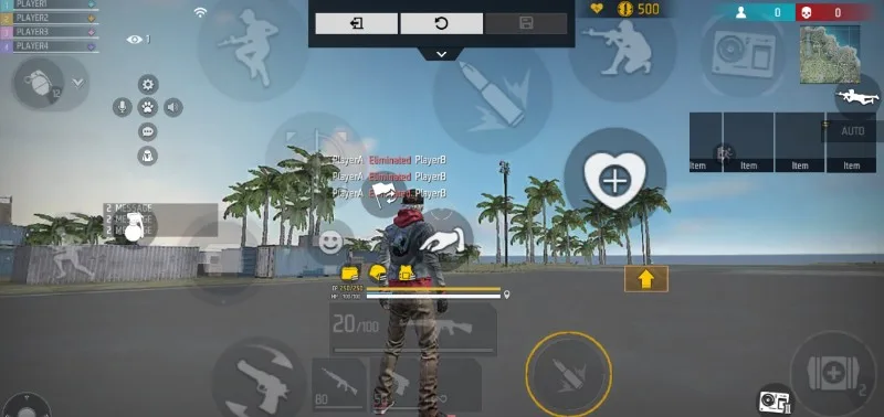 HUD hud 4 dedos basico, facil de acostumar