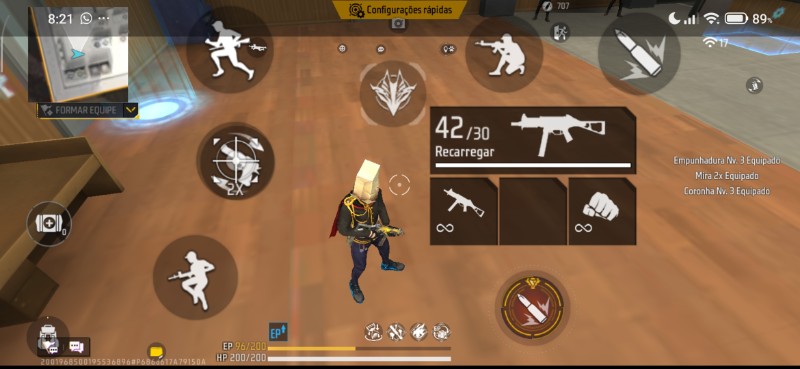 HUD hud 5/6 dedos Free Fire