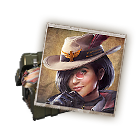 Conjunto de Detetive da Evelyn no Free Fire - item Épico