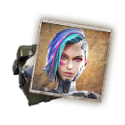 Conjunto Inteligência Artificial A124 no Free Fire - item Épico