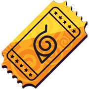 Ticket de Chakra Laranja no Free Fire - item Mítico