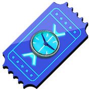 Ticket Preso no Tempo Azul no Free Fire - item Raro