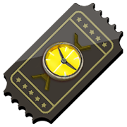 Ticket Preso no Tempo Amarelo no Free Fire - item Raro