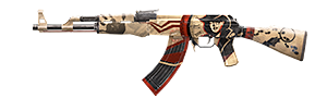 AK47 - Rastreadora no Free Fire - item Raro