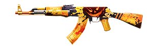 AK47 - Abóbora Flambada no Free Fire - item Épico