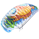 Paraquedas - Borbulhas de Booyah no Free Fire - item Épico