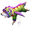 Paraquedas - Bolhas do Shiba