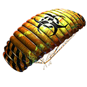 Paraquedas - Risco biológico