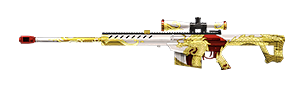 M82B - Dragão Branco no Free Fire - item Raro