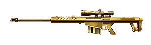 M82B - Domínio Dourado no Free Fire - item Épico