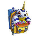 Mochila - Gabumon no Free Fire - item Épico