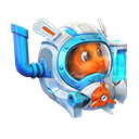 Mochila - Submarino no Free Fire - item Mítico