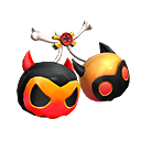 Mochila - Chaveiro Chamuscado no Free Fire - item Mítico