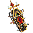 Mochila - Arremessadora de Facas no Free Fire - item Mítico