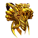 Mochila - Tigre Dourado no Free Fire - item Mítico