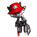 Mochila - Lobo de Vermelho