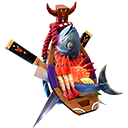 Mochila - Exterminador do Peixe Cru