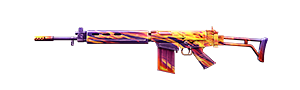 PARAFAL - Flamejante no Free Fire - item Raro