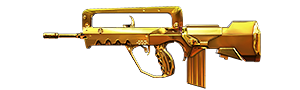 FAMAS Dourada no Free Fire - item Épico