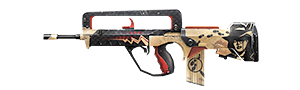 FAMAS - Rastreadora no Free Fire - item Raro