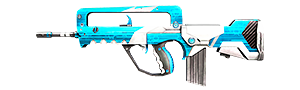 FAMAS - Gelo Azul no Free Fire - item Raro
