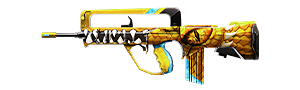 FAMAS - Olhar do Dragão no Free Fire - item Raro