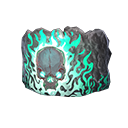 Parede de Gel - Caveira Assombrada