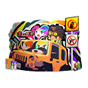 Parede de Gel - Trupe Tropical