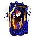 Livro cromado Noturno no Free Fire - item Mítico+