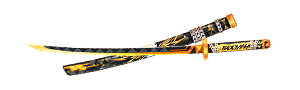 Katana - Dia do Booyah! no Free Fire - item Raro